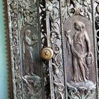 Bronze Messing Antique Fireplace Doors thumbnail 16