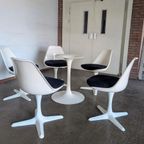 5 Vintage Arkana Tulipe Stoelen- Maurice Burke thumbnail 19