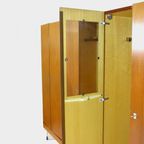 Grote Vintage Mid Century 6-deurs Kledingkast In Teak, 1960s thumbnail 2