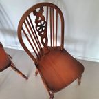 4 X Wheelback / Windsor Chairs / Marked thumbnail 11
