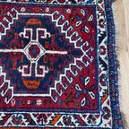 Handgeknoopt Hamadan Vloerkleed Rood 84X140Cm Perzisch Tapijt thumbnail 5