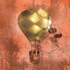 Daniel D Haeseleer Wall Sculpture Ceramic House With Copper Trees Air Balloon thumbnail 5