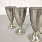 5 Antieke Metalen Coupes. Prijs Voor De Set thumbnail 4