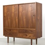 Vintage Highboard Teak 64429 thumbnail 2