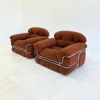 Italiaanse Fauteuils Ontworpen Door Adriano Piazzesi thumbnail 12