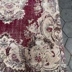 Rood Vintage Xl Yuruk Vloerkleed 186 X 287 Cm, 1970'S thumbnail 6