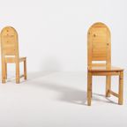 Vintage Swedish Solid Pine Chairs From Sven Larsson Möbelshop thumbnail 6