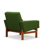 Deens Design Opnieuw Gestoffeerde Groene Ap34/1T Fauteuil Van Wegner, 1960S thumbnail 4