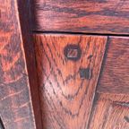 Kersenkleurige Eiken Dressoir, 175 Cm Breed, Topkwaliteit thumbnail 9