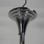 Art Deco Hanglamp Met Roze Glazen Kap, Jaren 30 thumbnail 12