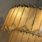 Vintage Glazen Platen Panelen Hanglamp 60’S Originele Gaaf ! thumbnail 11