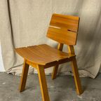 6X Hans Anlinker Geperste Stoelen, Moderne Vintage Stijl thumbnail 6