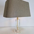 Vintage Tafellamp Plexiglas Messing Italië Goud ‘70 Regency thumbnail 9
