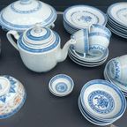 Chinees Rijstkorrel Servies Porselein Jaren 50 thumbnail 5