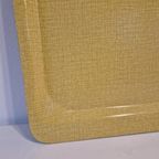Vintage Dienblad Formica Geel Dienblad Jaren 50 Jaren 60 thumbnail 7