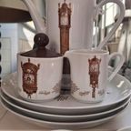 Vintage Serviesgoed, Mitterteich, Bavaria Porselein, Klok thumbnail 18