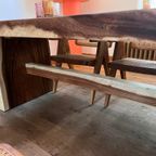 Houten Wabisabi Tafel Uit Suar Hout thumbnail 8