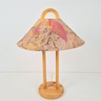 Vintage Deense Grenen Tafellamp Lys Pine ‘70 Japandi Lamp thumbnail 4