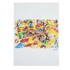 Offset Litho Naar Jackson Pollock Action Painting 93/300 Kunstdruk thumbnail 4