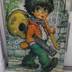 Vintage Prent Michael Thomas Big Eyed Kids 1978 thumbnail 6