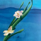 David Hockney, Mount Fuji And Flowers, 1972 thumbnail 2