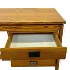 Vintage Bureau Werkplek Compact Jaren 60 Pinewood Grenen thumbnail 15