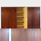 Grote Vintage 5-deurs Mid Century Design Kledingkast, 1960s thumbnail 4