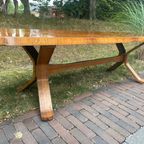 Mid-Century Bruin Salontafel thumbnail 2