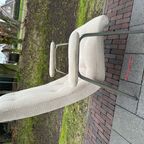 Mid-Century Beige, Zilver Fauteuil thumbnail 11