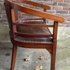 Klassiek Antiek Bruin Fauteuil thumbnail 9