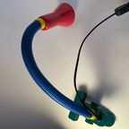 Vintage Blauw, Rood, Groen Bureaulamp thumbnail 2