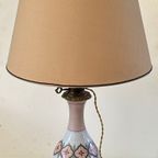 Mid-Century Roze, Wit, Beige Tafellamp thumbnail 15