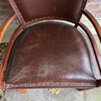 Klassiek Antiek Bruin Fauteuil thumbnail 14