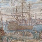 2145 Gobelin Met Zee Haven Landschap thumbnail 2