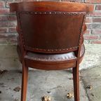 Klassiek Antiek Bruin Fauteuil thumbnail 7