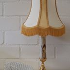 2138 Hollywood Regency Beige Tafellamp Schemerlamp thumbnail 3