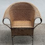 Bohemian Beige, Bronskleurig, Bruin Fauteuil Vintage thumbnail 2