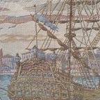 2145 Gobelin Met Zee Haven Landschap thumbnail 3