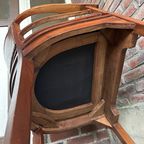 Klassiek Antiek Bruin Fauteuil thumbnail 4