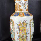 1445 Vintage Oosterse Chinese Vaas thumbnail 3