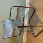 Vintage Grijze Buisframe Marcel Breuer Bauhaus Stijl Stoel thumbnail 6