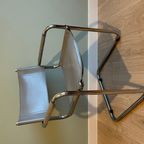 Vintage Grijze Buisframe Marcel Breuer Bauhaus Stijl Stoel thumbnail 2