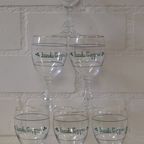 2129 Vintage Irish Cofee Glazen Koffieglazen 6 Stuks thumbnail 3