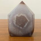 Brazilian Druzy Banded Agate Tower thumbnail 3