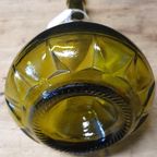 1108 Vintage Glazen Groene Champagne Karaf Fles thumbnail 4