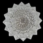 2087 Vintage Transparante Glazen Plafonniere thumbnail 2