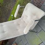 Mid-Century Beige, Zilver Fauteuil thumbnail 4