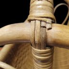 2008 Vintage Rieten Rotan Bamboe Bohemian Tijdschriftenrek thumbnail 5