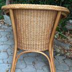 Bohemian Beige Fauteuil Rieten Twee Stoelen thumbnail 6