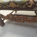 2142 Antieke Vintage Ridderstoel Barok Fauteuil thumbnail 3